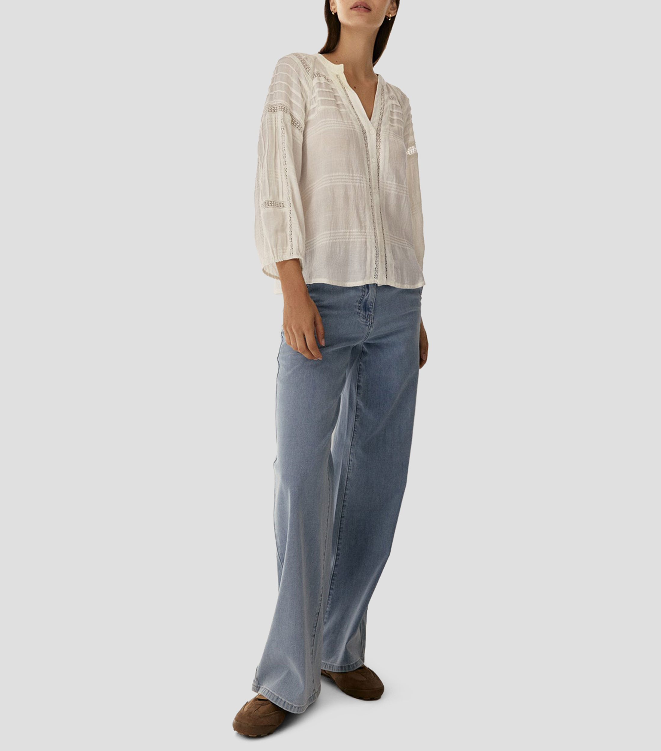 Jeans amplio Mujer